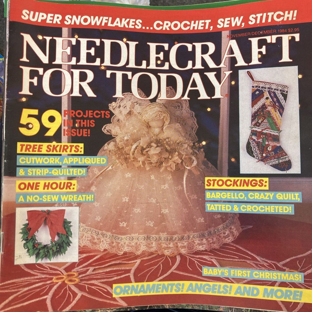 Needlecraft for Today Magazine November December 1984 59 Projects in this Issue